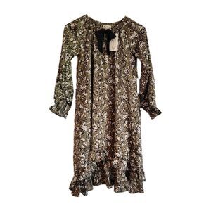 Joyfolie Mia Joy 10 Georgie Nightgown Floral Peasant Cottagecore Boho Bow NWT